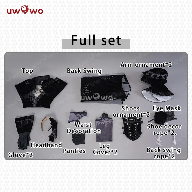 UWOWO-Nier: AutomMi2B Reincarnation Cosplay Costume, Therfaisabilité Ler Outfit, Halloween fur s, En stock