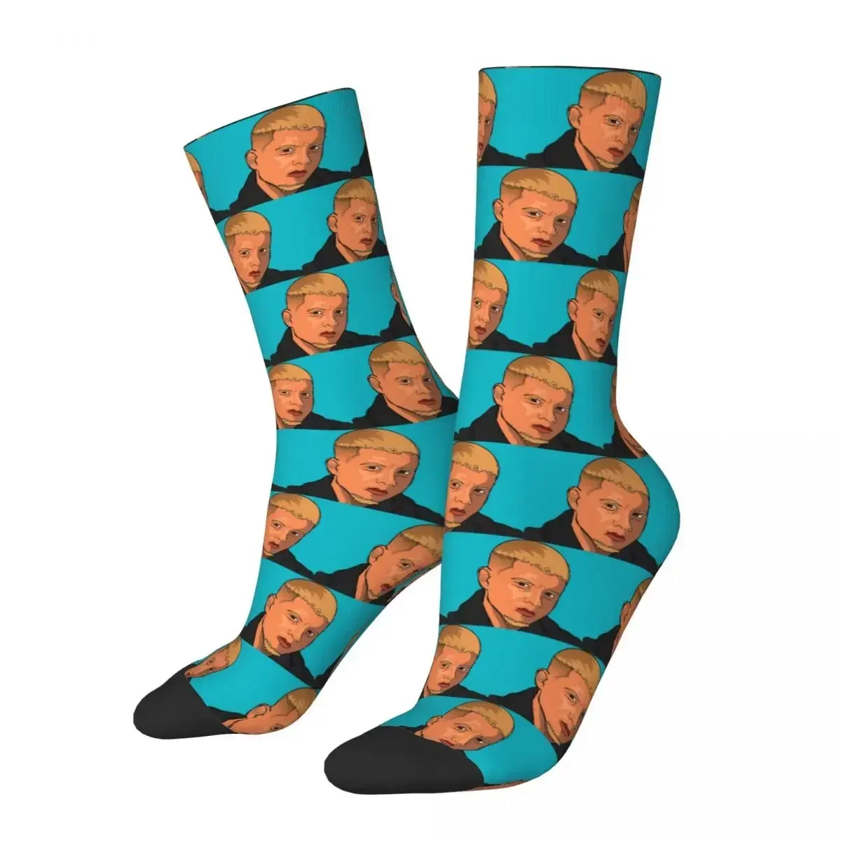 PLK RAPPER Poster Socks Harajuku High Quality Stockings All Season Long Socks Accessories for Man's Woman's Birthday Present