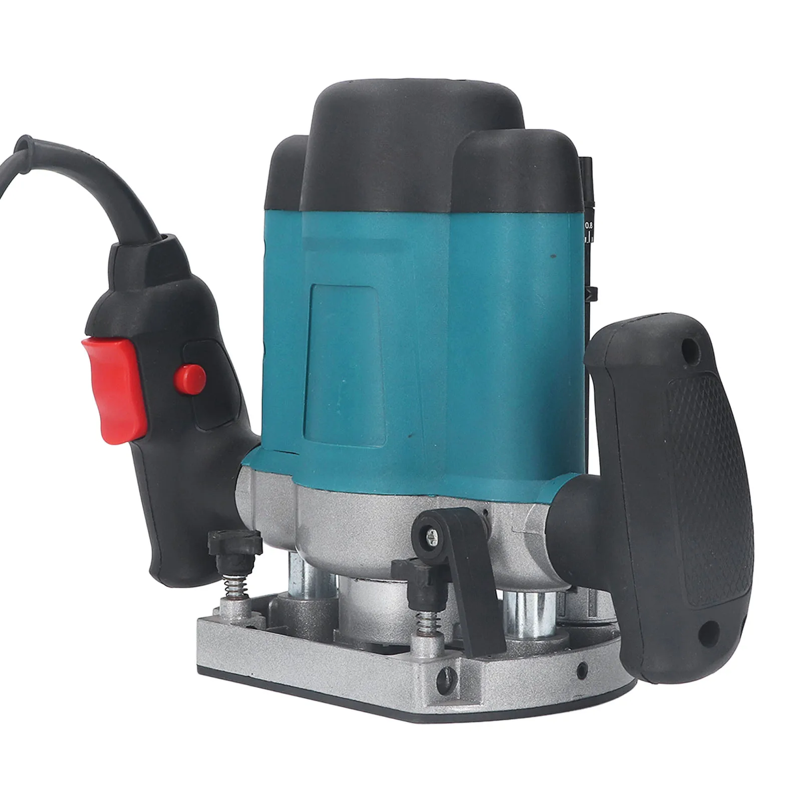 Electric Wood Router Adjustable Depth Multifunctional Trimmer Woodworking Machine for Carving Trimming Slotting