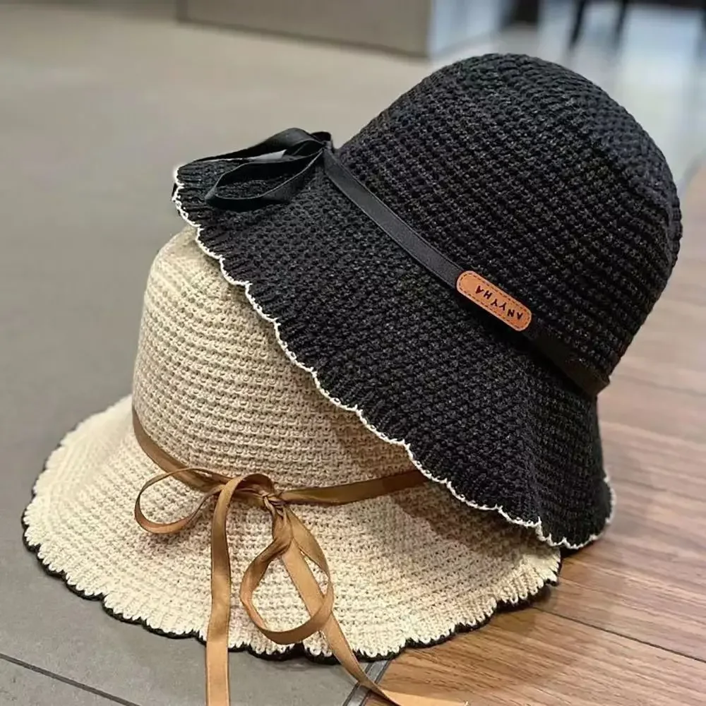 

Foldable Bucket Hat Big Visors Breathable Beach Cap Sun Hat Women Girls