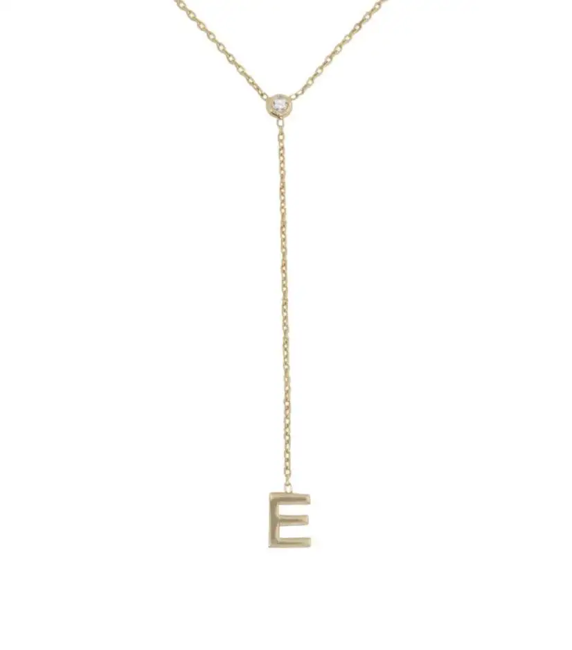 

Ожерелье с вертикальными буквами по индивидуальному заказу, персонализированное ожерелье с буквами и буквами, женские украшения по индивидуальному заказу с 26 буквами, подарок на день рождения