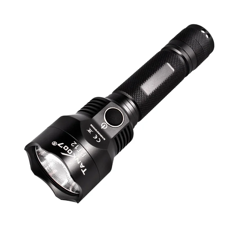 Hot Sale Waterproof 5 Modes Powerful Handheld Rechargeable LED Flashlight PT12 Tactical LED Flashlight