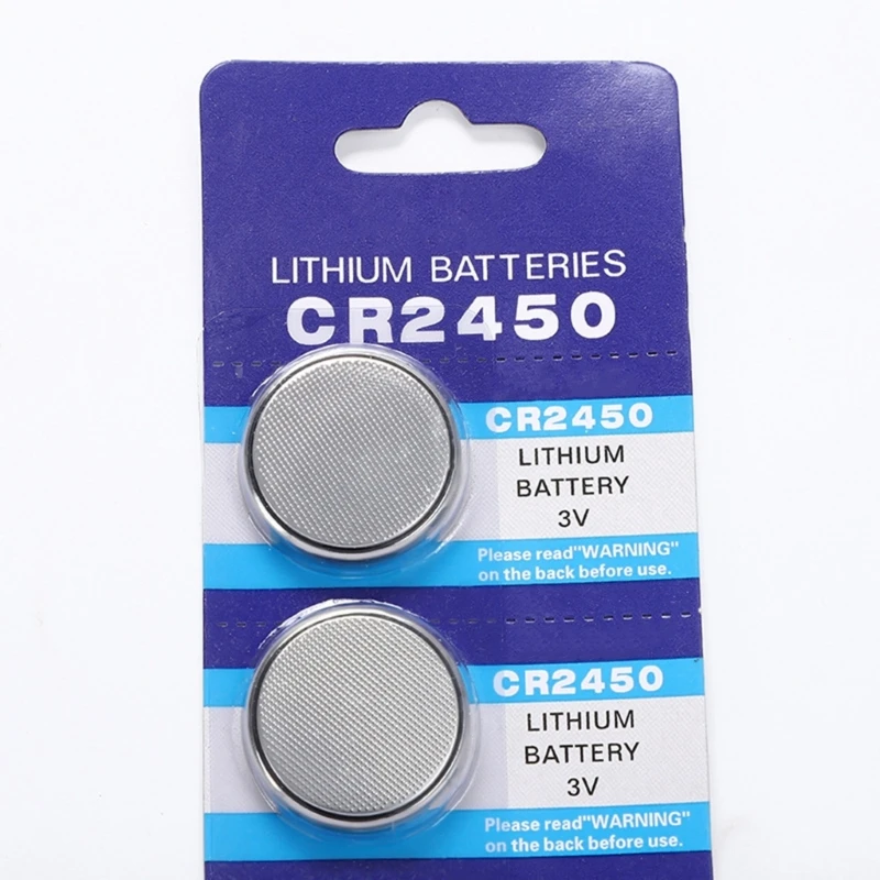 CR2450 Batteries Coin Cells Battery for Car Keys Dependable and Efficient Power Solution Suitable for Small Electronic