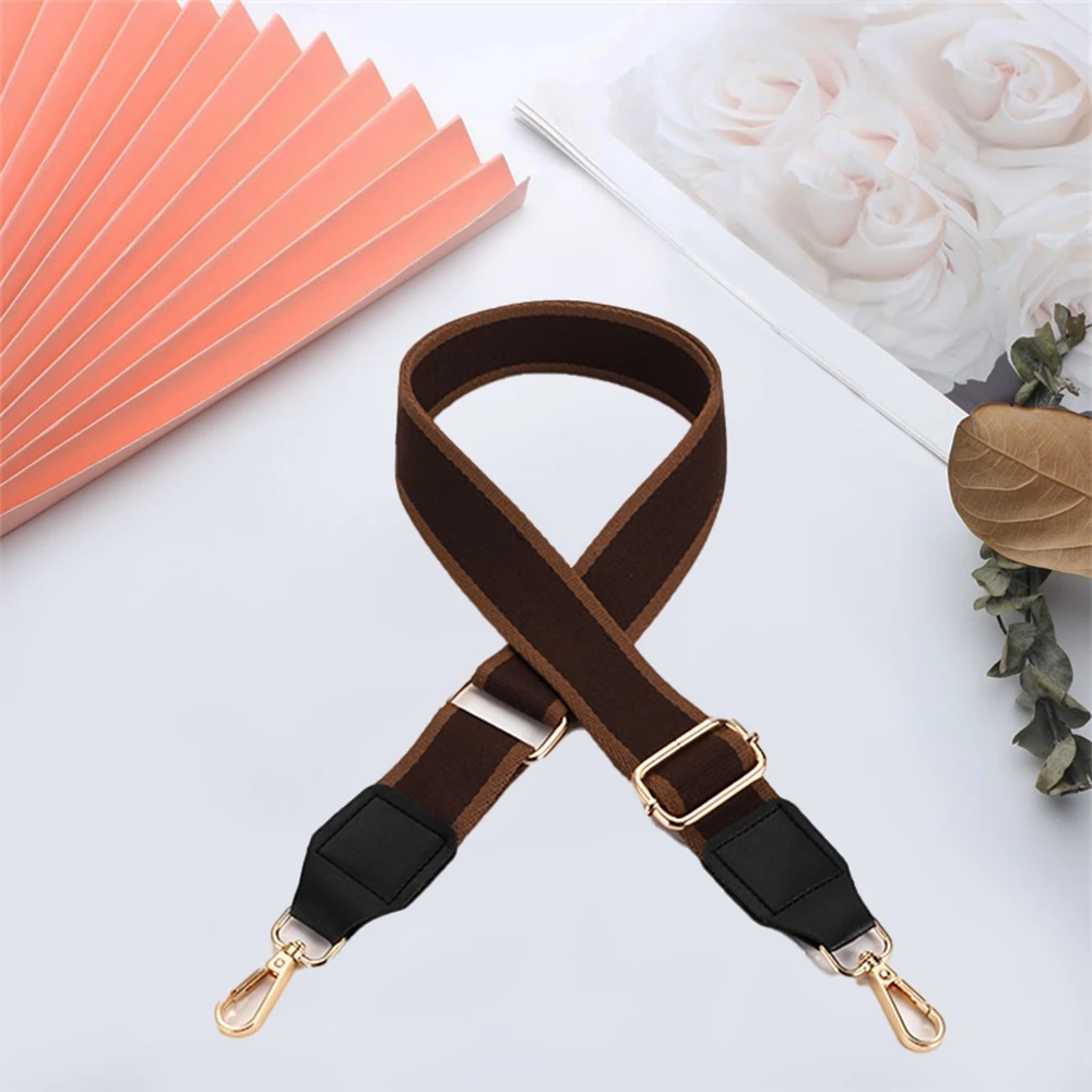 Bag Belt Strap Accessories With Color Mix Color Backpack Strap Wide Shoulder Strap Adjustable Lengthened Belt Color Bretellles