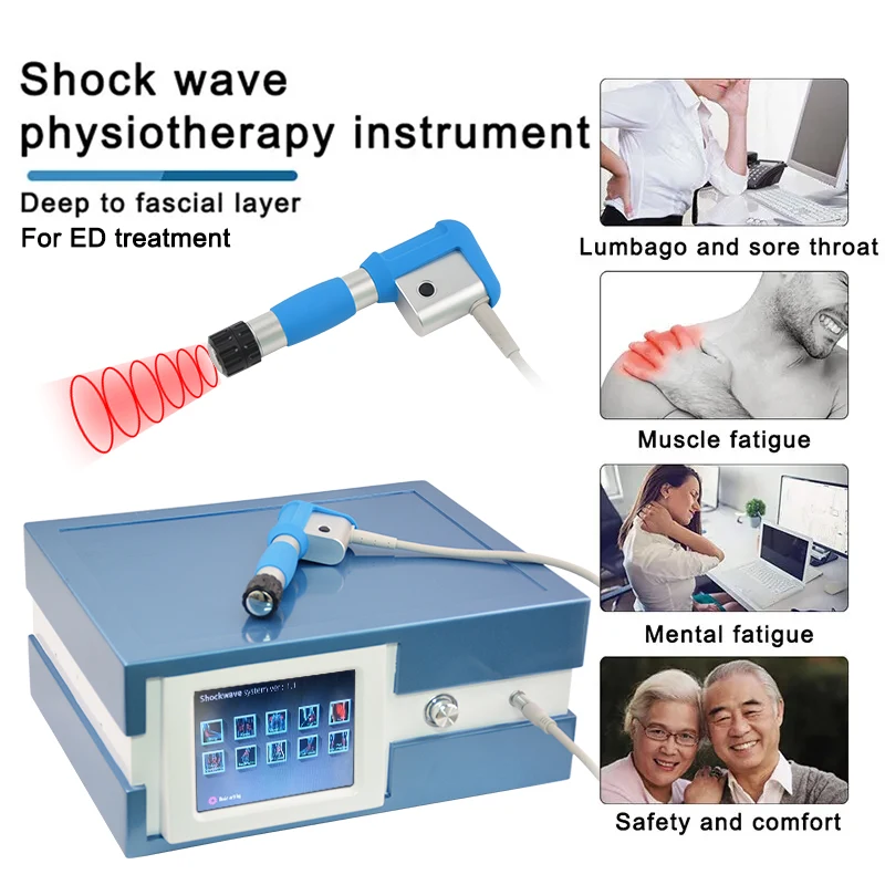 

10 Bar Pneumatic Shock Wave Therapy Machine For Man Ed Treatment Physical Shockwave Therapy Pain Relief