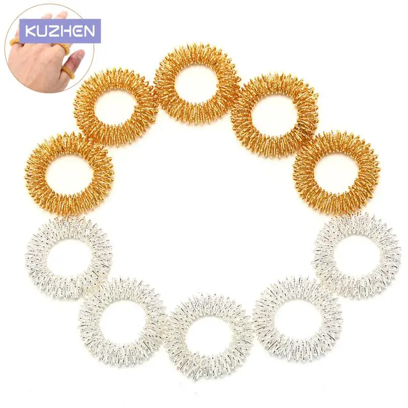 

Health Care Body Massager Relax Hand Massage Tool 5pcs/Lot Finger Massage Ring Acupuncture Ring