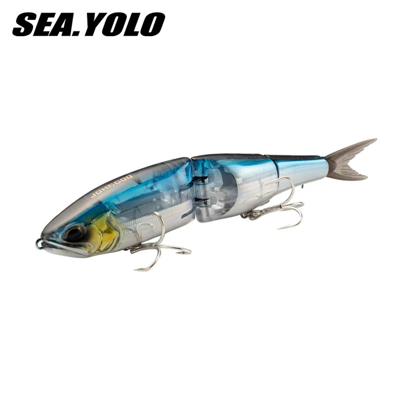 

Sea Yolo 1Pcs 50.8g Minnow Artificial Multi Section Bait Hard Lure With Treble Hooks Wobbler Swimbait Trout For Bass Fishing