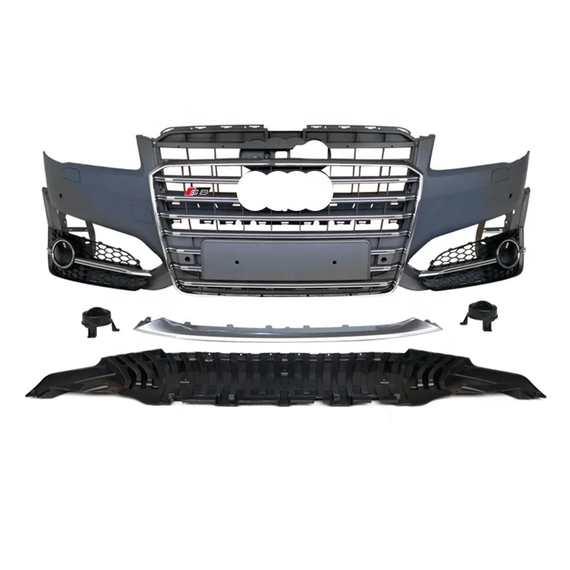 S8 For Audi Front Bumper With grill  for Audi S8 Car BodyKit for Audi S8 Car bumper 2011 2012 2013 2014 2015 2016 2017