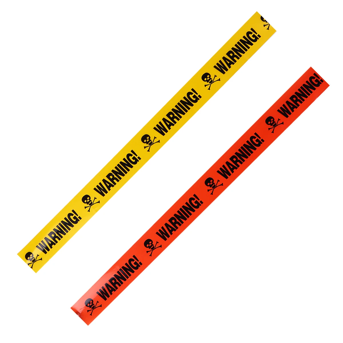 

2 Pcs Halloween Warning Tape Cordon Isolation Belt Line LED Party Supplies Yellow Caution