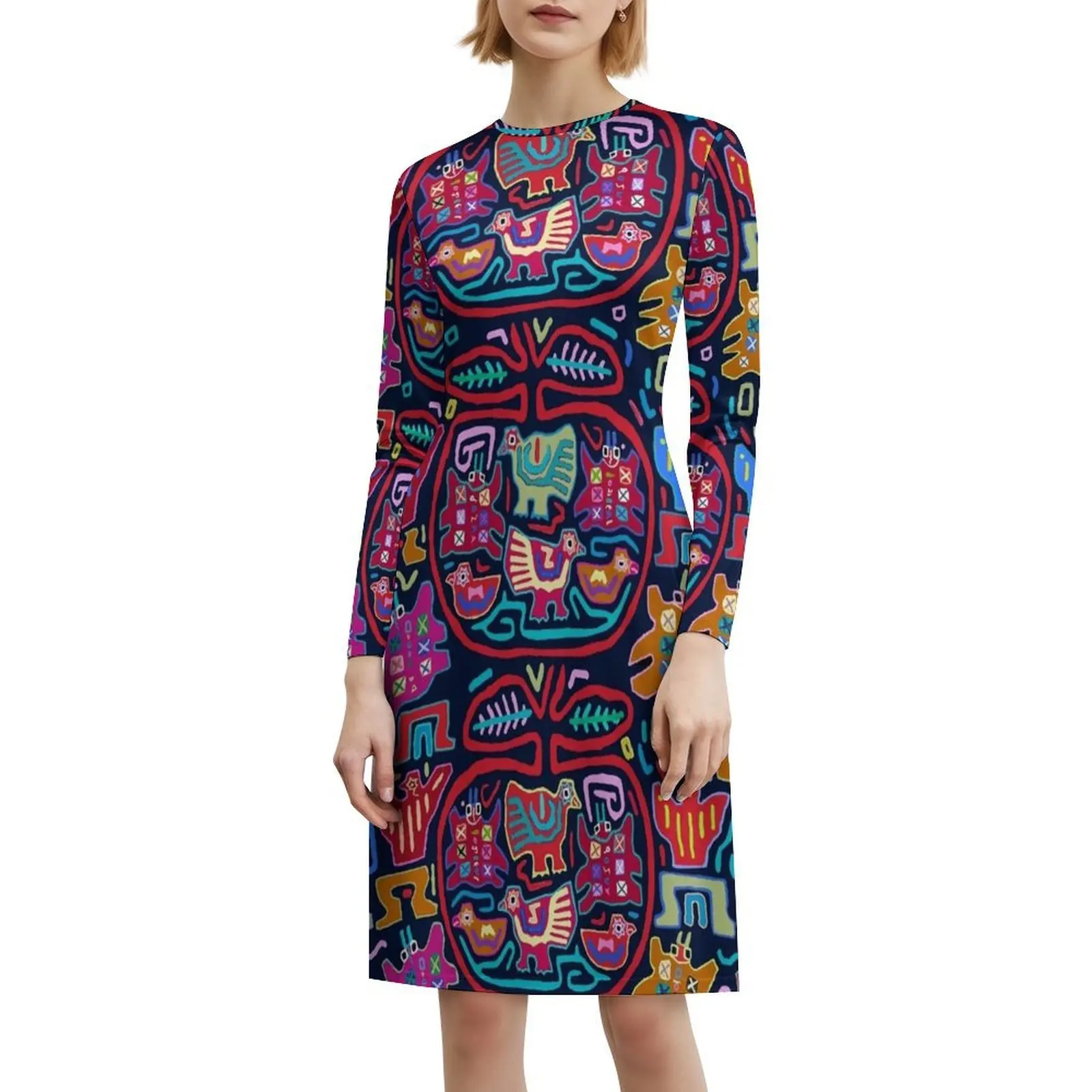 كونا الهندي باجارو مولا فستان سموك الأزهار للنساء الربيع الصيف فستان كاجوال للحزب فرجينيا فيفيير فاغابوند الفن الشعبي #6