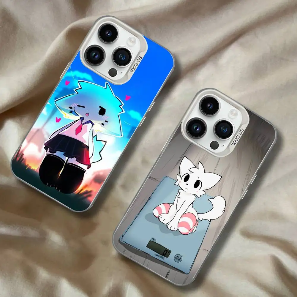 

Furry Cute Art B-Boykisser Phone Case For iPhone 17,16,15,14,13,12,11,Pro,XS,Max,Plus,Mini,SE4,E White Matte Shockproof Cover