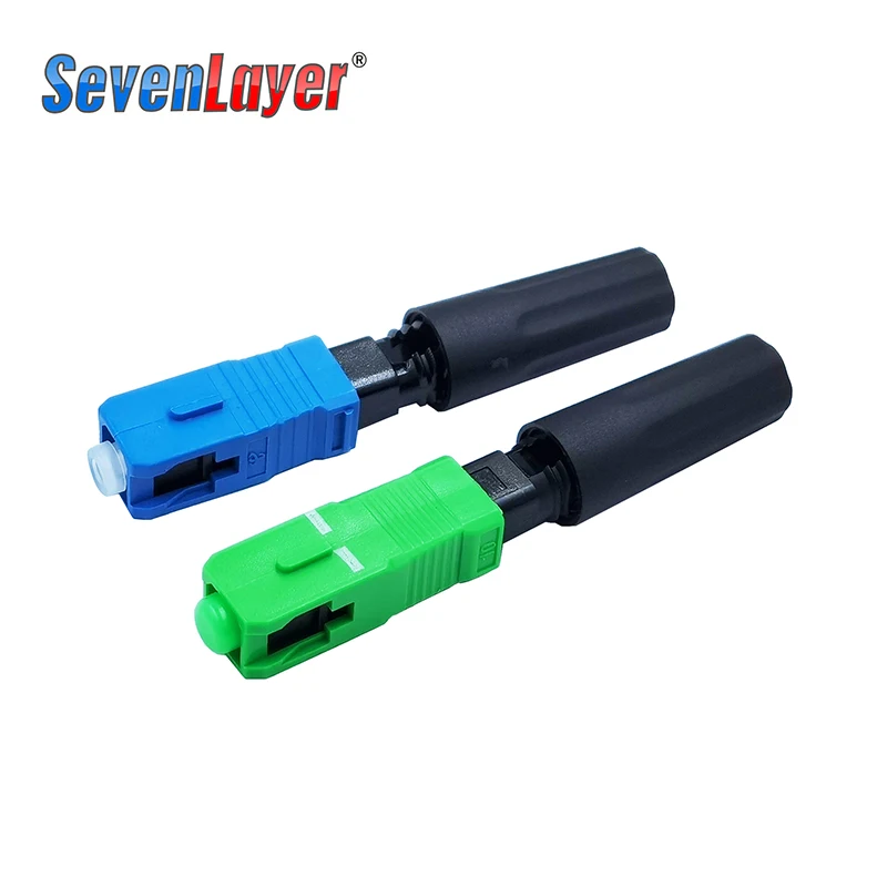 Fast Connector SC  APC UPC Embedded Fiber Optic Connector Quick Connector Cold FTTH  Single Mode  Optic Fiber Quick Cold