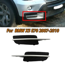 Car Front Bumper Fog Light Grille Cover Honeycomb Mesh Grill For BMW X5 E70 2007 2008 2009 2010 51117159593 51117159594