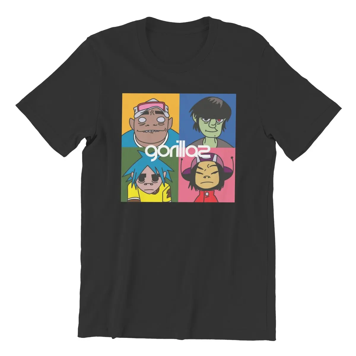 Strategic a formal gorillaz is response to a question T-Shirt for Men Large size y2k Clothes Printed t-shirt 100% Cotton