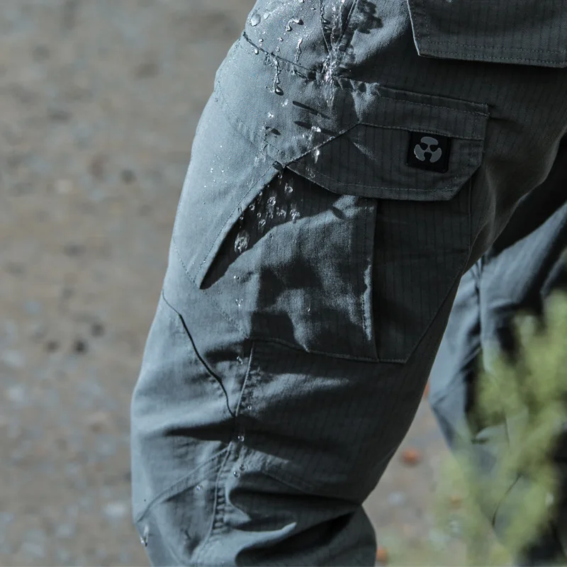 Fstar-outdoor tactical cargo pants for men, cargo pants, made of cotton, elastic, for mountaineering and hiking, fstar