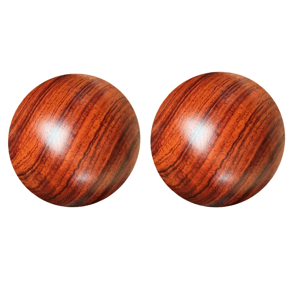 

2Pcs Wooden Massage Balls Hand Exercise Therapist Balls Portable Hand Massager Muscle Stretch Stress Relief Fitness Ball Blood