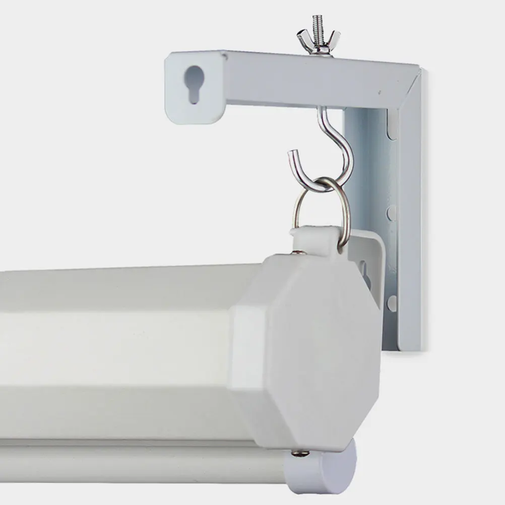 

2 шт. премиум-класса кронштейны для крепления экрана проектора на потолок или стену, сверхпрочные стальные опоры, подходят для всех стандартных проекторов