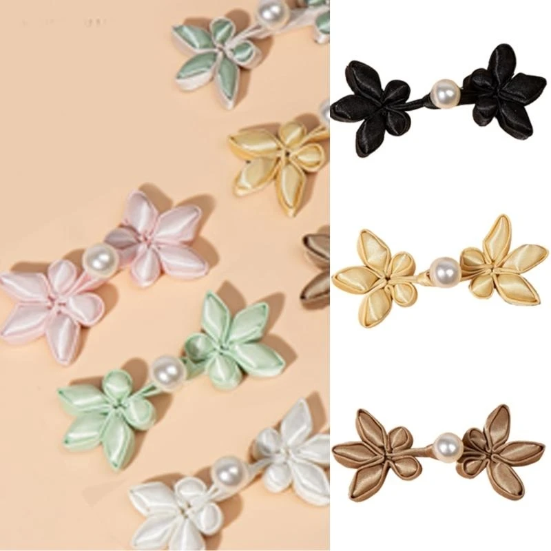 

R1WE Buttons Closure Cheongsam Sewing Fasteners for Costumes Outfit Sewing