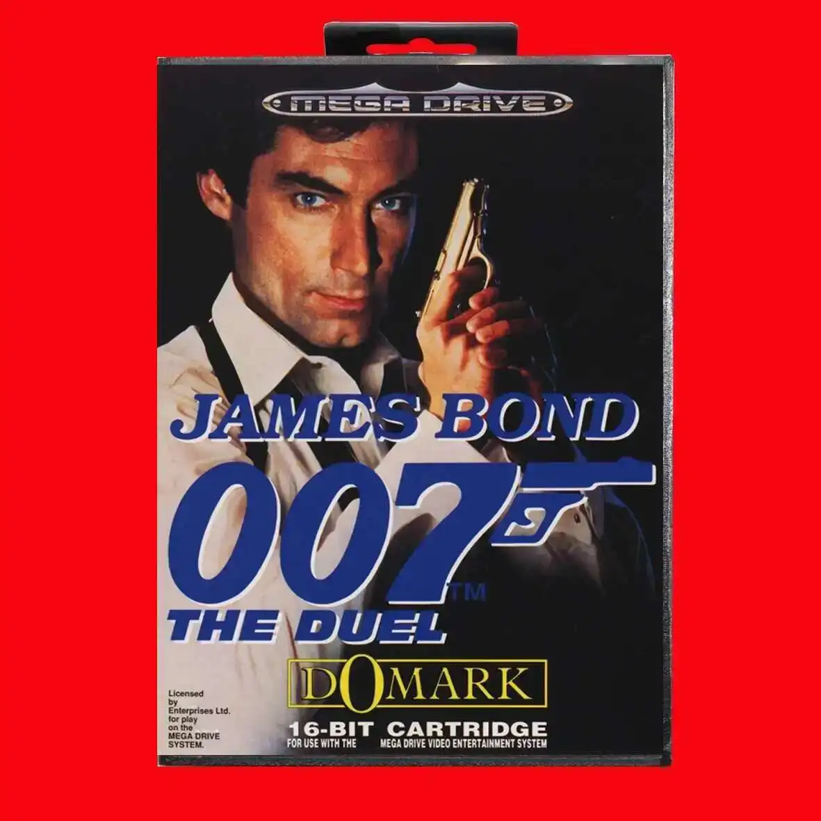خرطوشة ألعاب James Bond The Duel 16Bit MD مع صندوق EUR لأنظمة Sega Megadrive Genesis