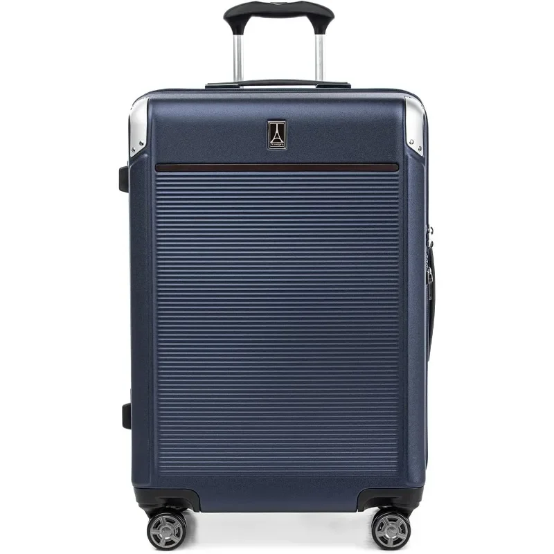 Travelpro Platinum Elite Hardside Expandable Checked Luggage, 8 Wheel Spinner, TSA Lock, Hard Shell Polycarbonate Suitcase