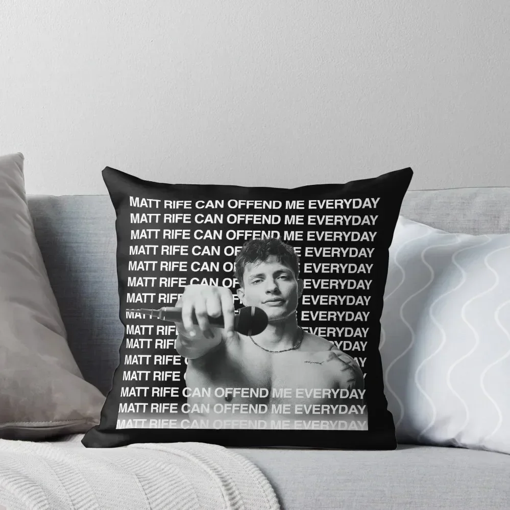 

matt rife, matt rife tickets, age, tour, official, comedian Throw Pillow anime girl pillow