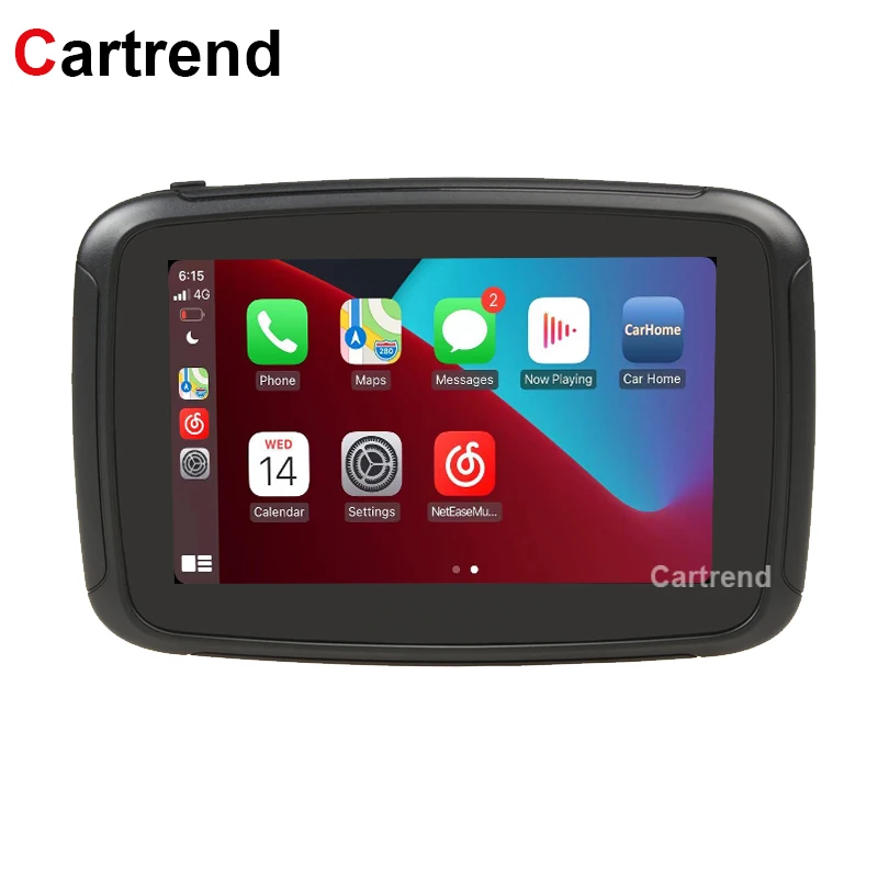 Cartrend Motorbike CarPlay Screen Wireless Android Auto Module Mirroring Monitor Navigation