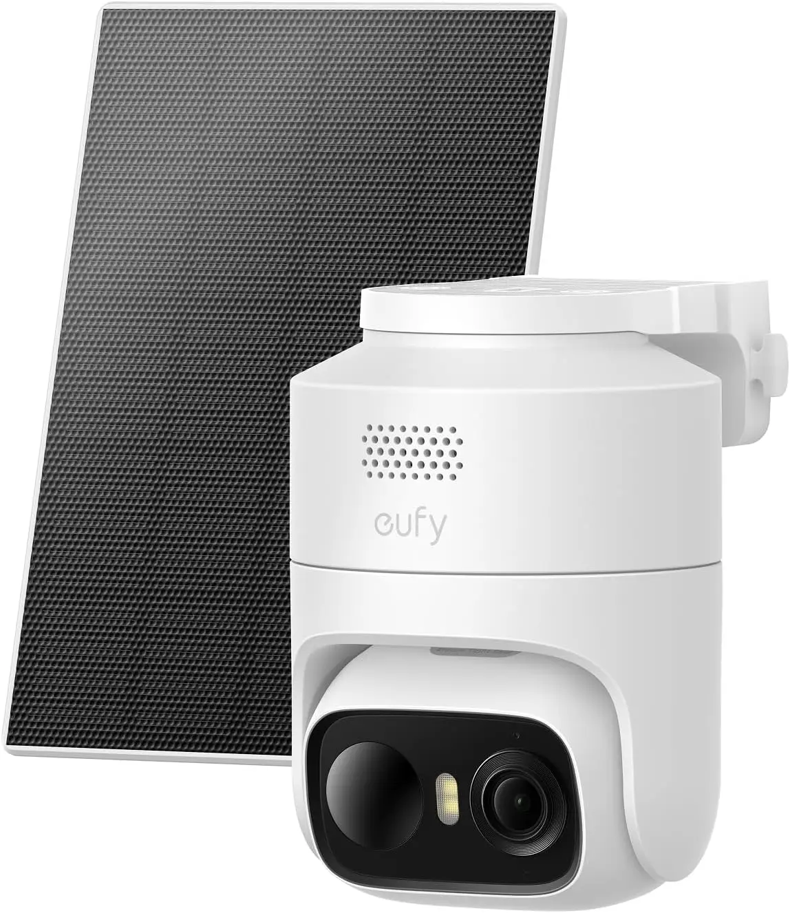 Wireless Outdoor Security Camera with 360° Pan & Tilt AI Tracking, 2K Solar-Powered, Human/Pet/Vehicle Detection, Flexible Solar Panel, Color Night Vision, No Subscription Needed