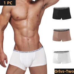 ORLVS Men Underwear Boxer shorts Breathable Men Underpants Cotton Male Panties U Convex Penis Pouch Sexy Cueca Soft Gay Pants