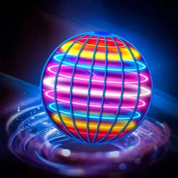 Flying Ball Boomerang Fly Magic con luci a LED Drone Hover Ball Fly Nova Orb Flying Spinner Fidget Toys regali per la famiglia dei bambini