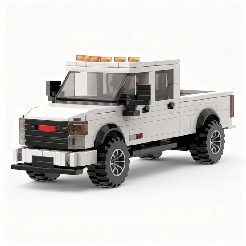 

347pcs MOC GMC Sierra 2500hd At4 City Champions Model Building Blocks Construction Toy Christmas Gifts DIY Creative Idea Brick