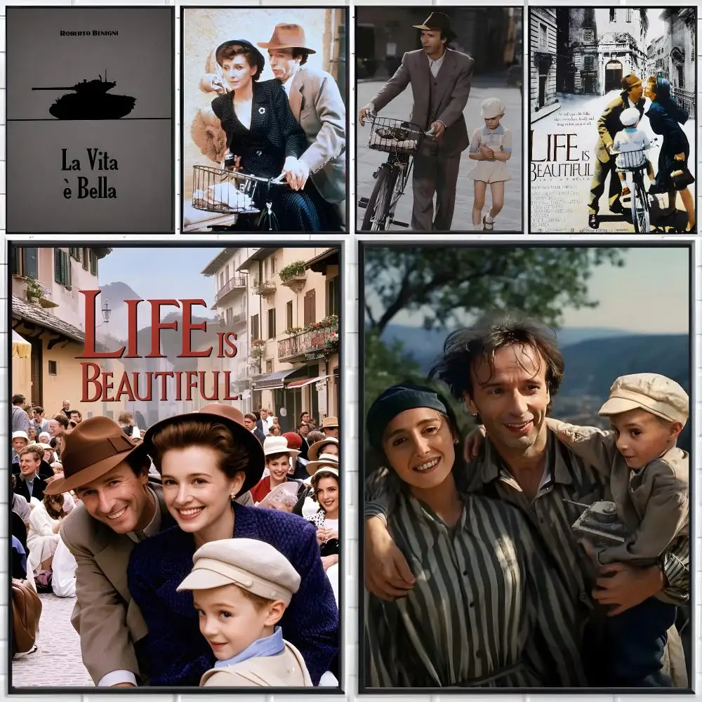 Heartwarming Drama L-Life Is Beautiful Poster Distinct Home Decor Concepts Chic Indoor Art Pieces
