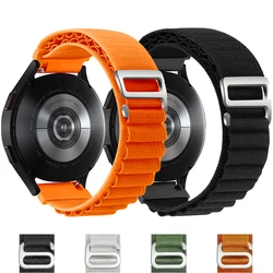 20mm 22mm Band for Samsung Galaxy watch 6/4/5/Pro/classic/active 2/Gear S3 Alpine loop bracelet correa HUAWEI GT 2 4 3 pro Strap