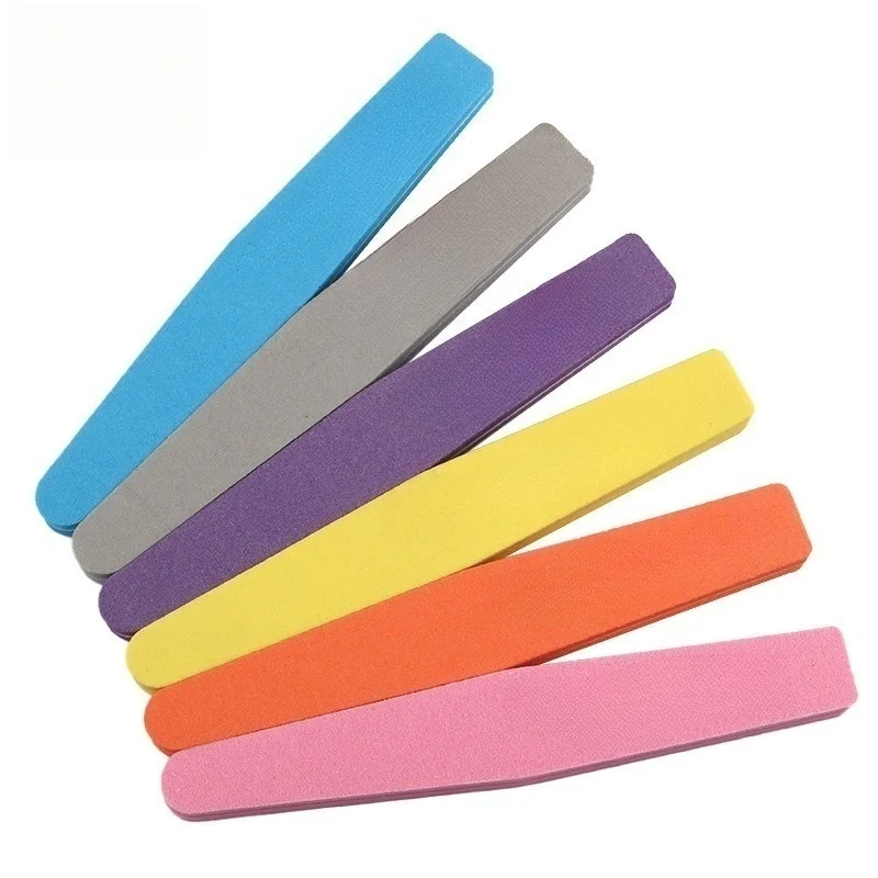 Lima in spugna per nail art Rettifica su due lati Sfregamento delle unghie Spugna a rombo Striscia per sfregamento Striscia per sfregamento per lucidatura modificata per nail art