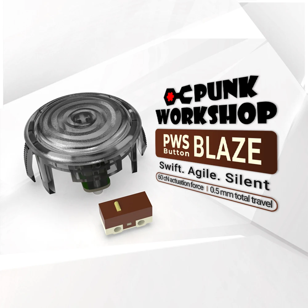 13PCS 24mm & 1PCS 30mm PUNK WORKSHOP PWS Blaze Buttons Set with