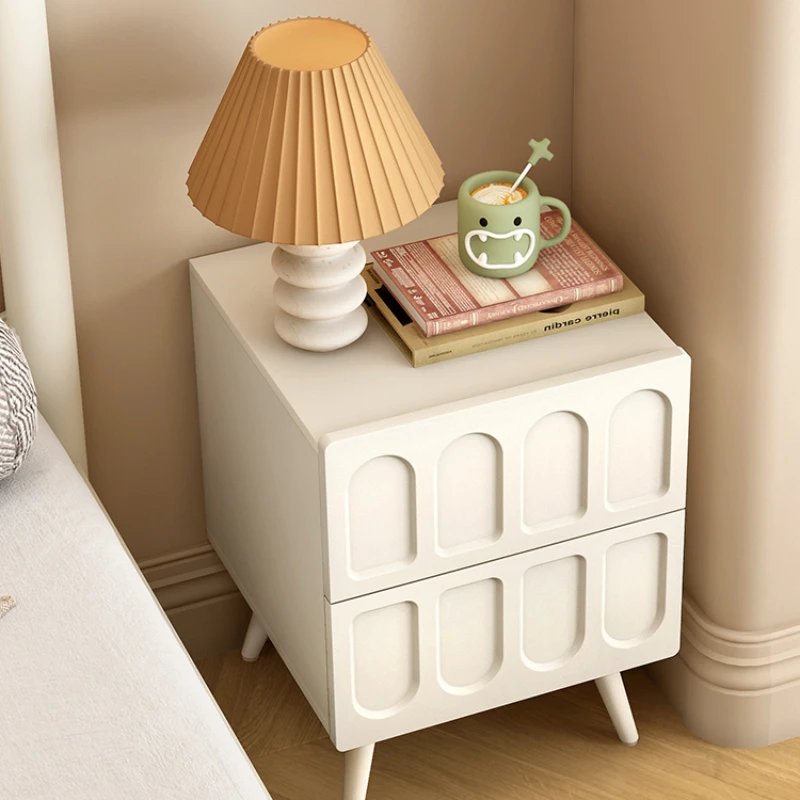Nordic Cream Style Childrens Nightstands Creative Minimalist Luxury Children Nightstand Bedside Storage Muebles Furniture WZ50CN