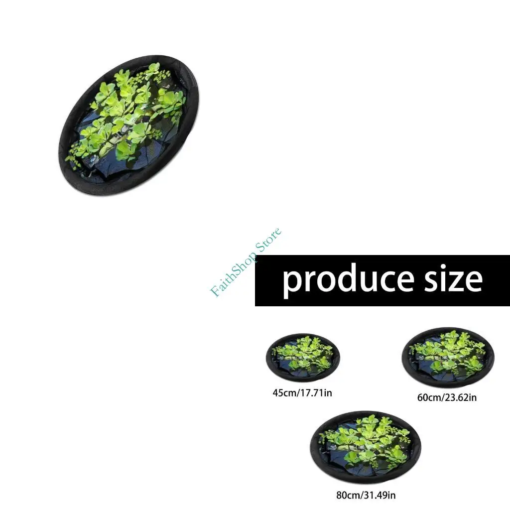 

124E Floating Island Plant Protector Floating Fish Barrier Pond Decoration Water Plant Circular Transmission