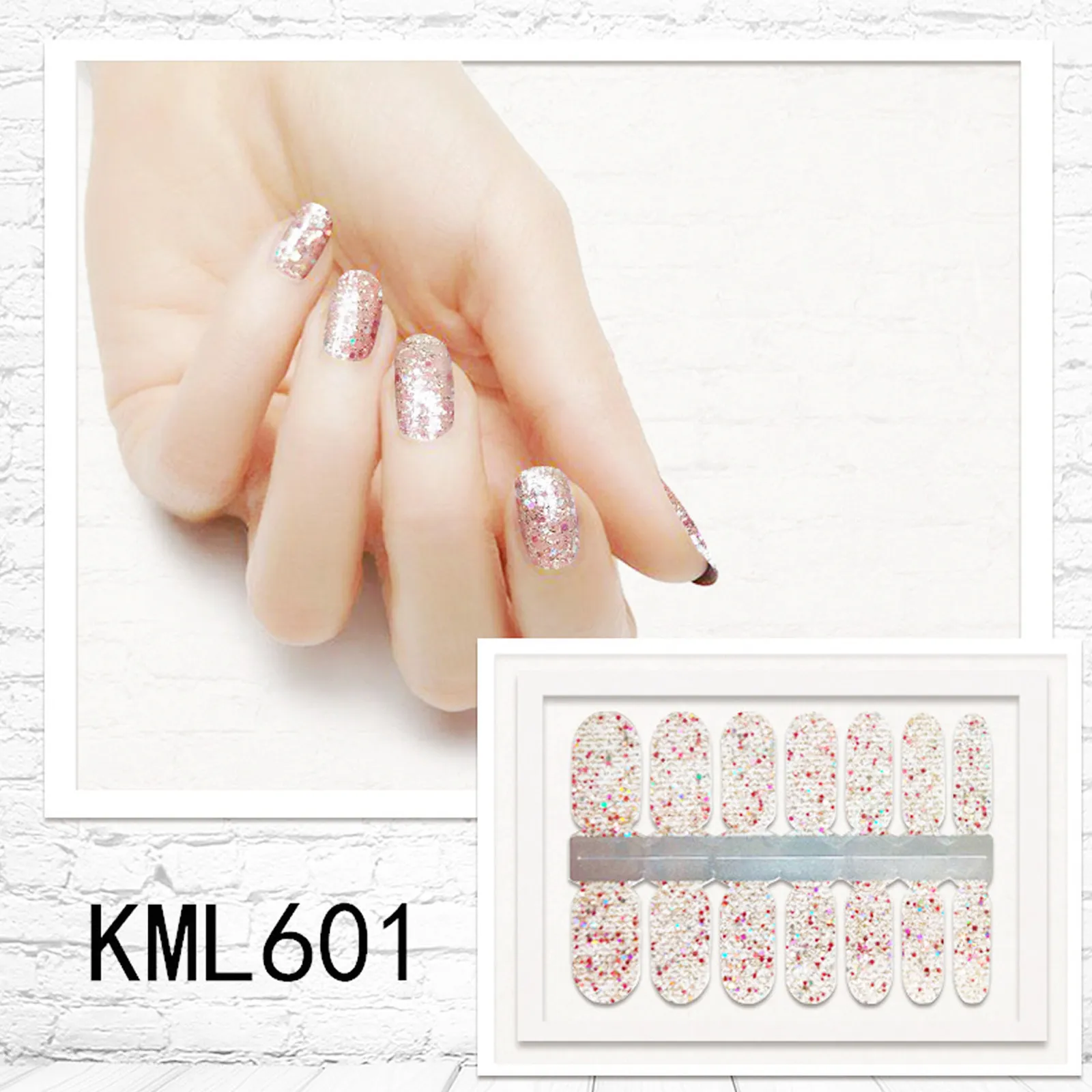 5Pcs Finger Nail Stickers Nail Art Decals Creative Designs Easy Apply Fashionable Party Birthday Event Decoration for Women