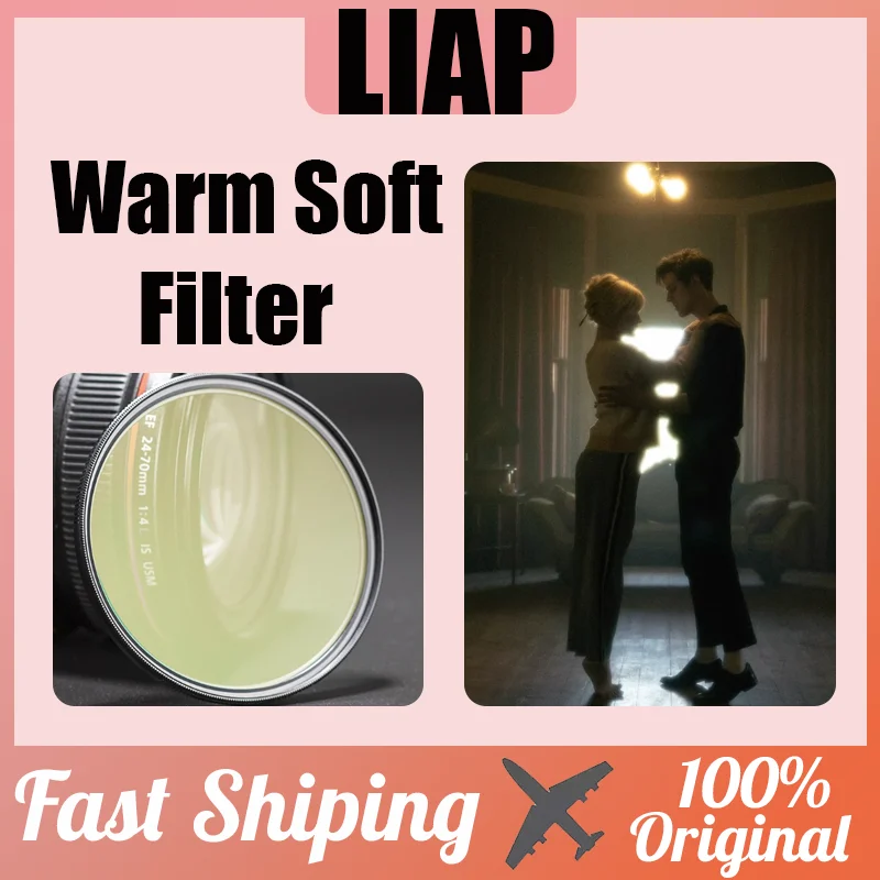 

LIPA теплый мягкий световой фильтр эстетический портрет красота ретро фильтр с мягкой фокусировкой универсальный фильтр для камеры для творческой фотографии