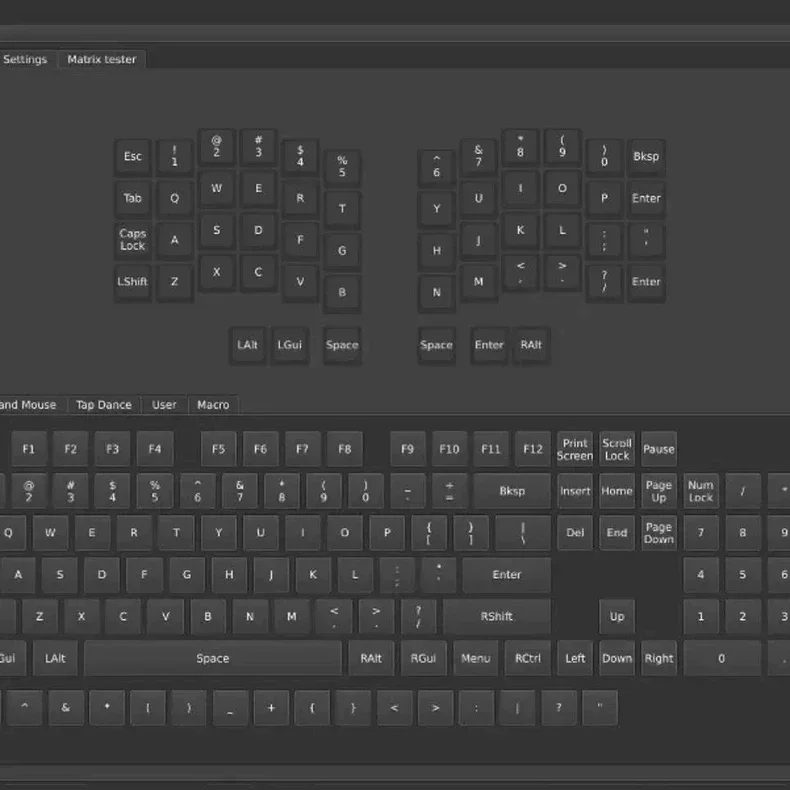 Silakka54 Split-Tastatur, kabelgebunden, Hot-Swap-Unterstützung, QMK/VIAL-Tastatur, Ergonomie, RP2040zero, individuelles PC-Gamer-Zubehör