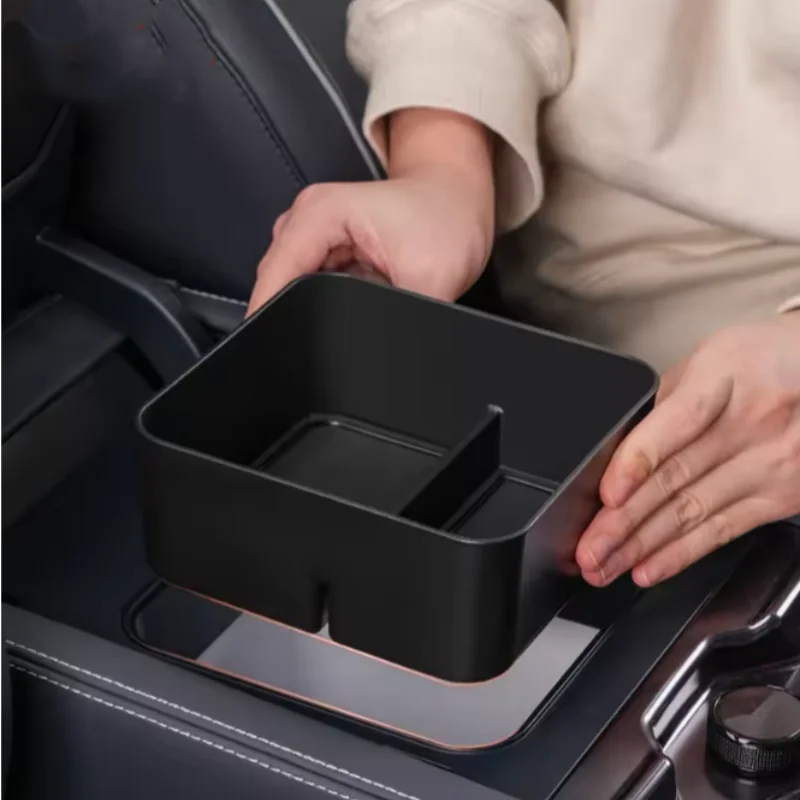 For BYD Leopard 5 2023-2024 Car Center Armrest Box Storage Box Center Refrigerator Compartment Organizer Interior Accessories