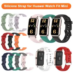 Watch Band for Huawei Watch Fit Mini Silicone Bracelet 16MM Replacement Breathable Wristband Strap for Huawei Watch Fit Mini