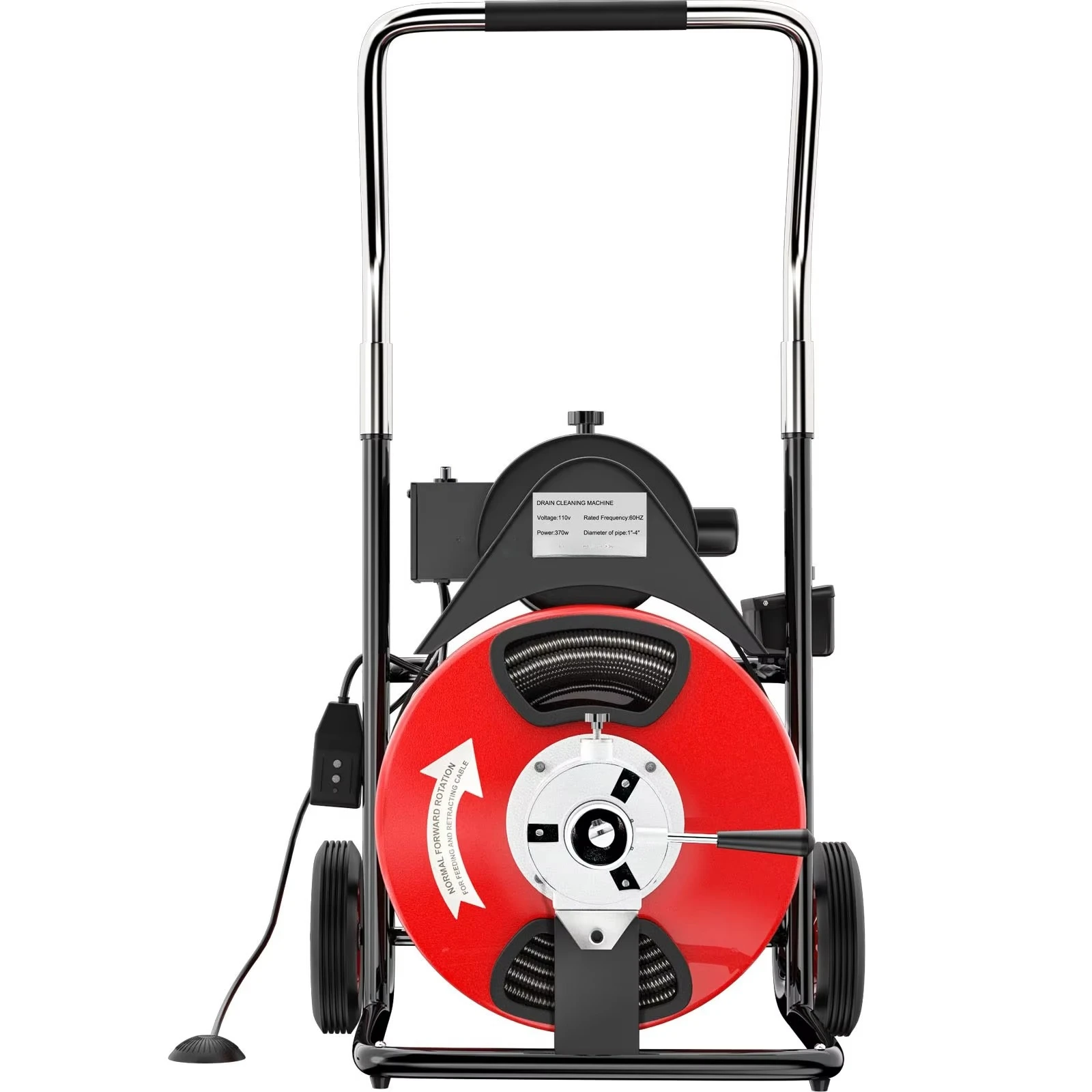 WeWork Drain Cleaning Machine With Cutter 50/75/100ft X 1/2 or 3/8 Inch Snake Pipe Drain Cleaning Machine Sewer view 6
