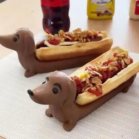 Dachshund Tray Hot Dogs Sushi Serving Tray Candy Dish Dachshund Dinner Plat Cute Shaped Sandwiches Puppy Dinnerplate Home Decor