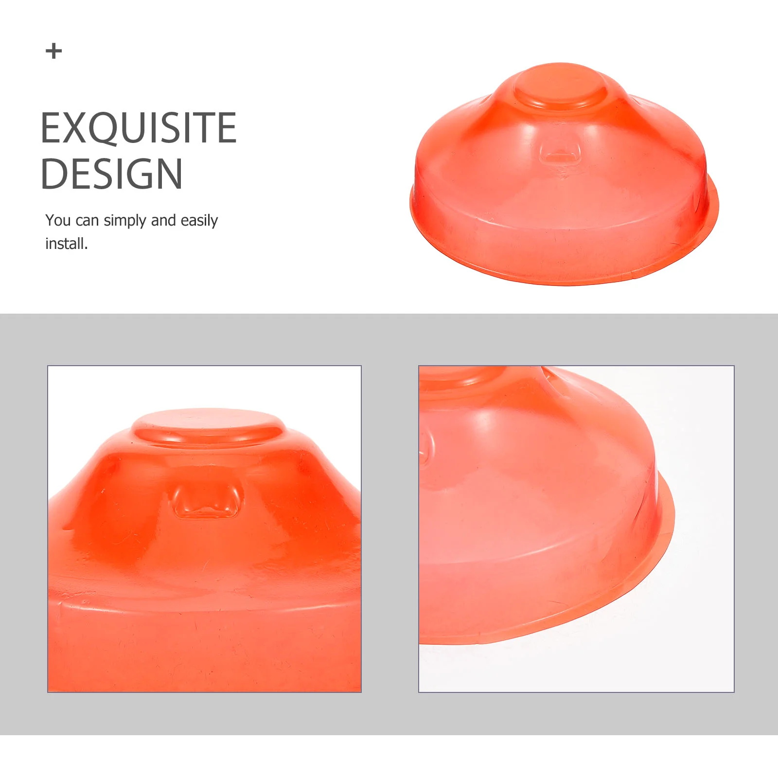 Smoke Dust Cover Alarm Covers for Cooking Decorative Plate Plastic Construction Hole