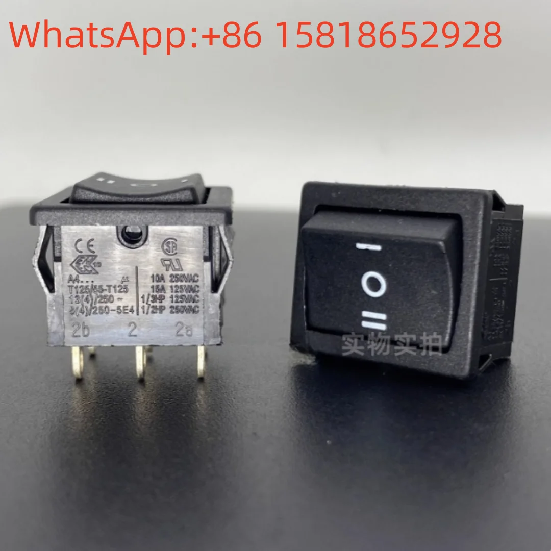 2 Stück ITALIEN Everel A4 Rocker Bootsförmiger Netzschalterknopf 6-polig 3-Positionen 13A Rocker-Taste