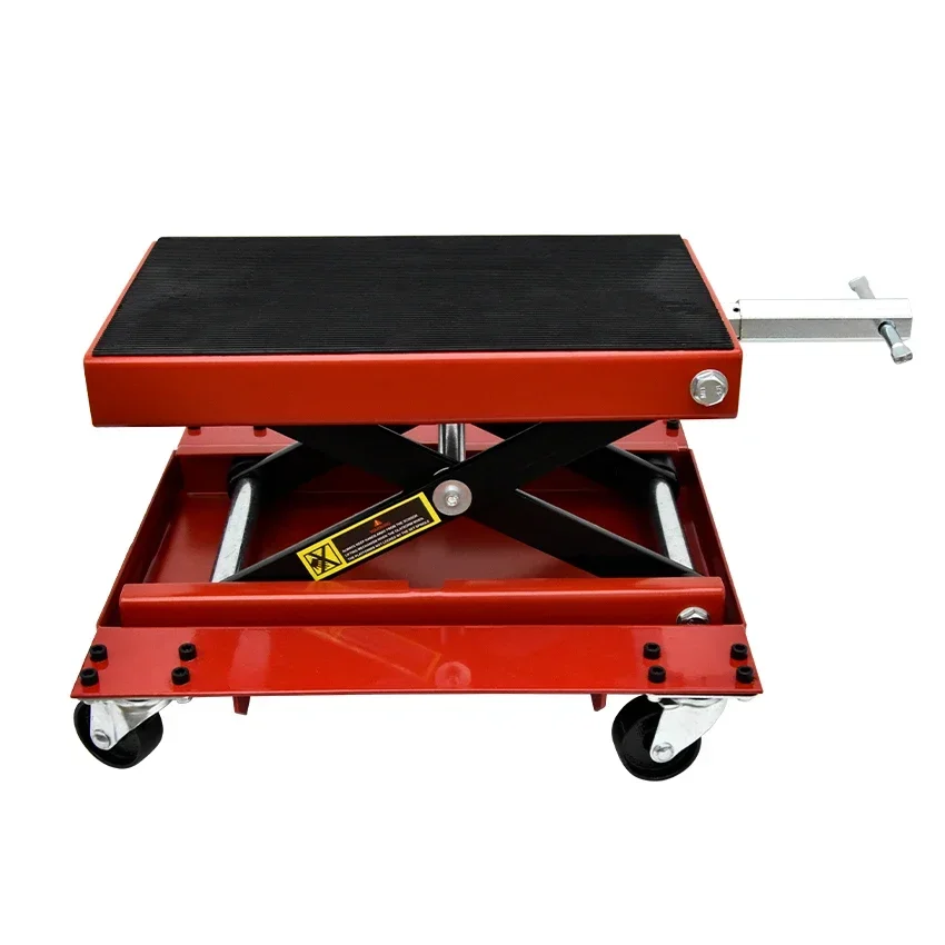 500KG Motorcycle Scissor Hoist Jack Lifting Cranes Motorcycle Repair Stand Center Scissor Lift Hoist Workshop Bench Lifting Tool