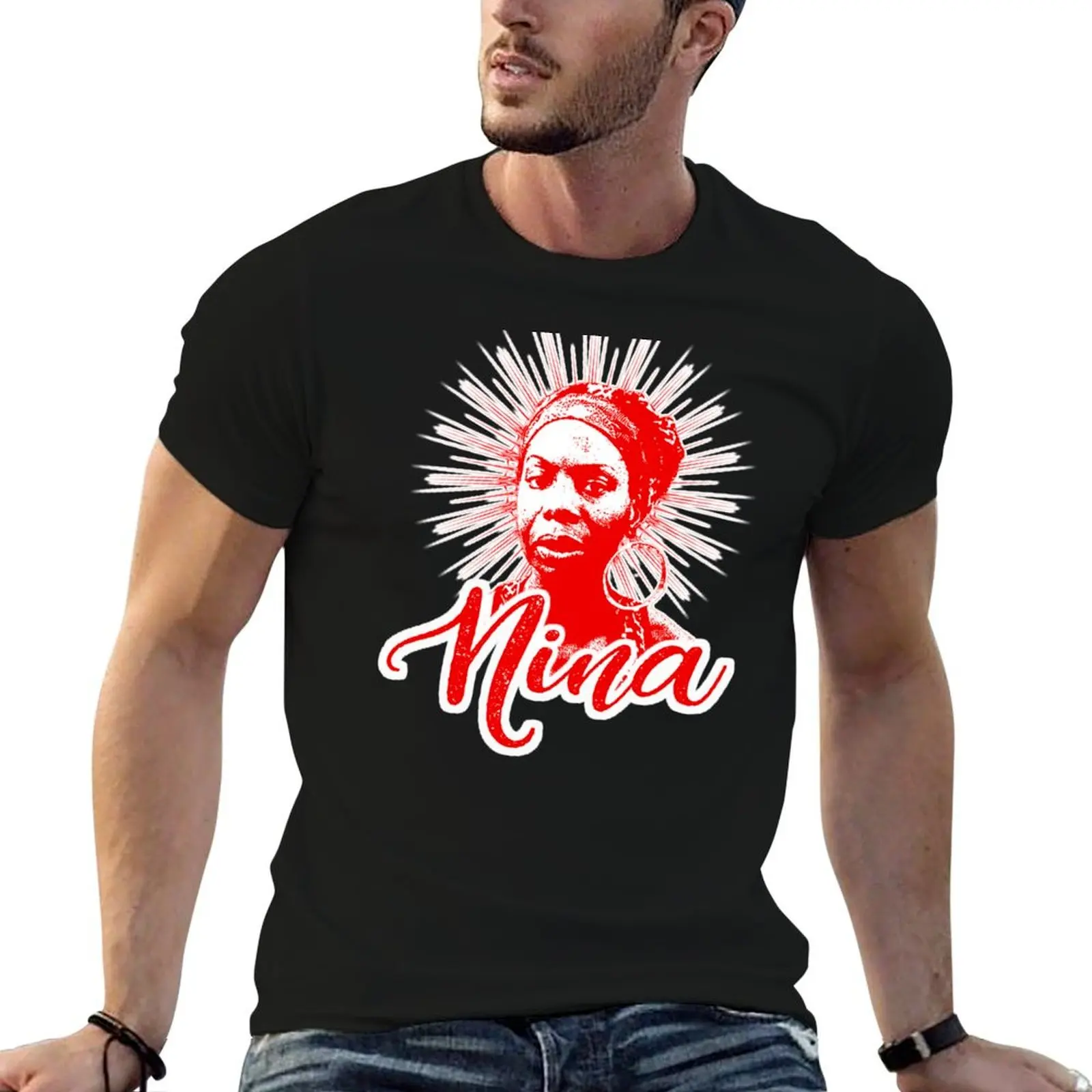 HD Nina Simone - The High Priestess of Soul HIGH DEFINITION T-Shirt new edition sublime cotton t shirt men