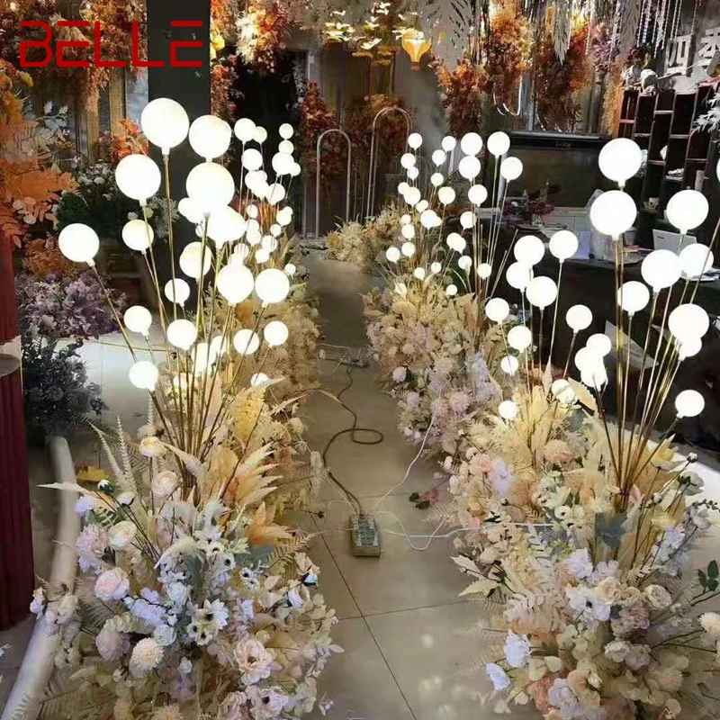 

BELLE Modern Wedding Lights Festive Atmosphere LED Evening Stage Lights Roads Small Apples Fresh Background Decoration