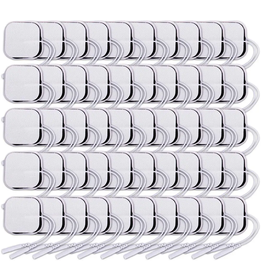 100/50/20P Tientallen Elektroden Pad EMS Spierstimulator Patch Herbruikbare Vervangbare Niet-geweven Stof zelfklevende Massager Stickers