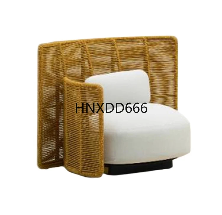 

Outdoor rattan sofa waterproof and sunscreen combination